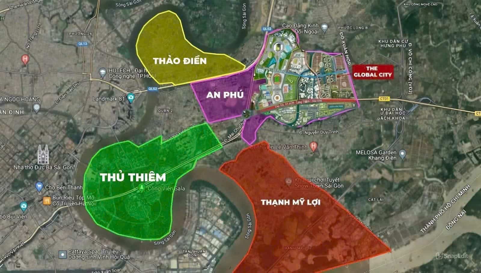 liên kết vùng DỰ ÁN THE PRIVÉ