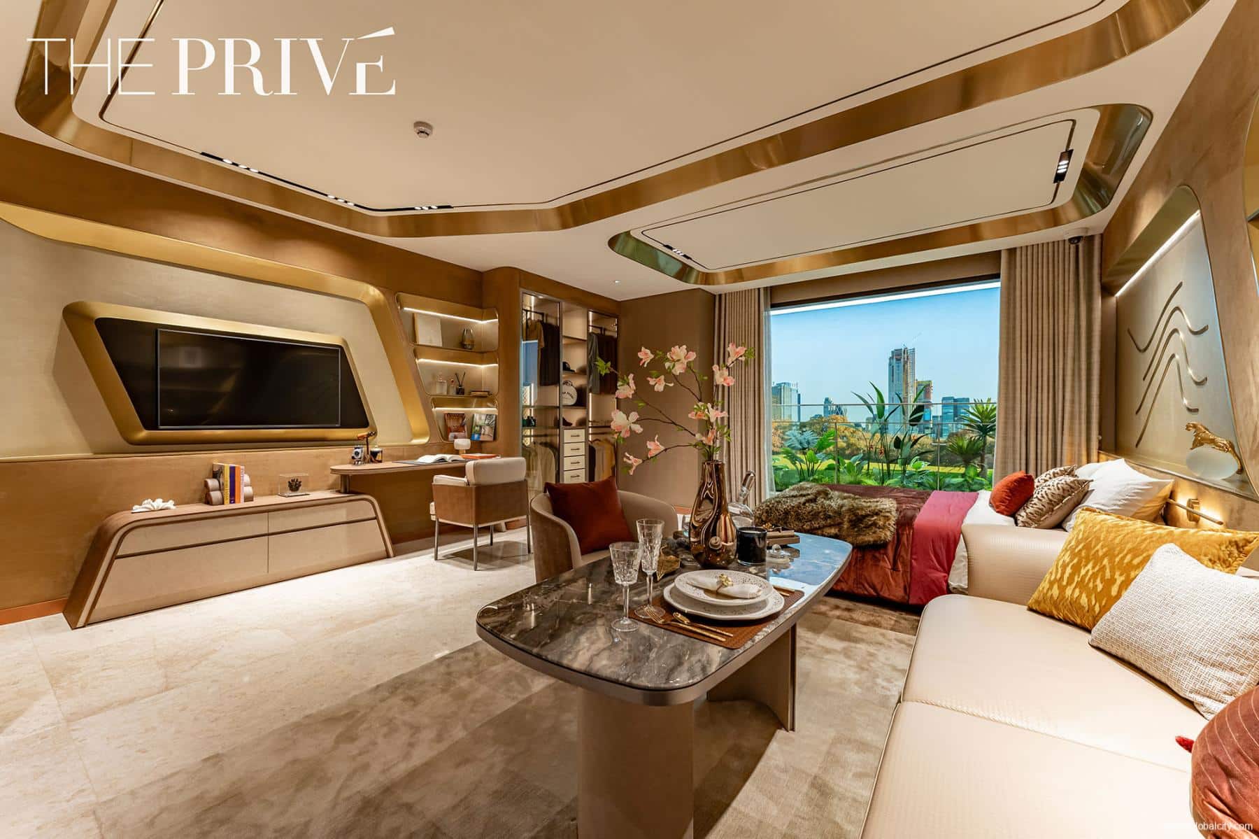 NHÀ MẪU 1 PHÒNG NGỦ THE PRIVE