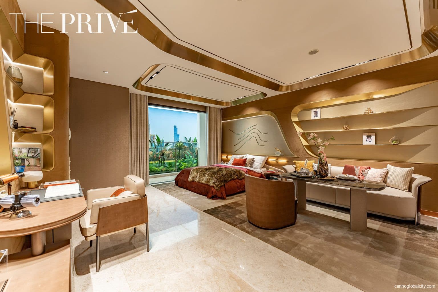 NHÀ MẪU 1 PHÒNG NGỦ THE PRIVE