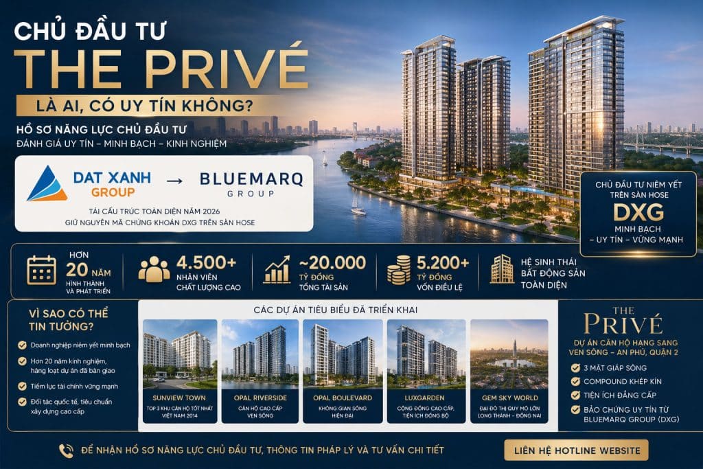 Chủ Đầu Tư The Privé Là Ai, Có Uy Tín Không?