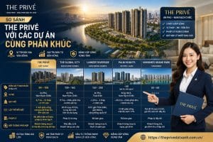 So Sánh The Privé Với Các Dự Án Cùng Phân Khúc
