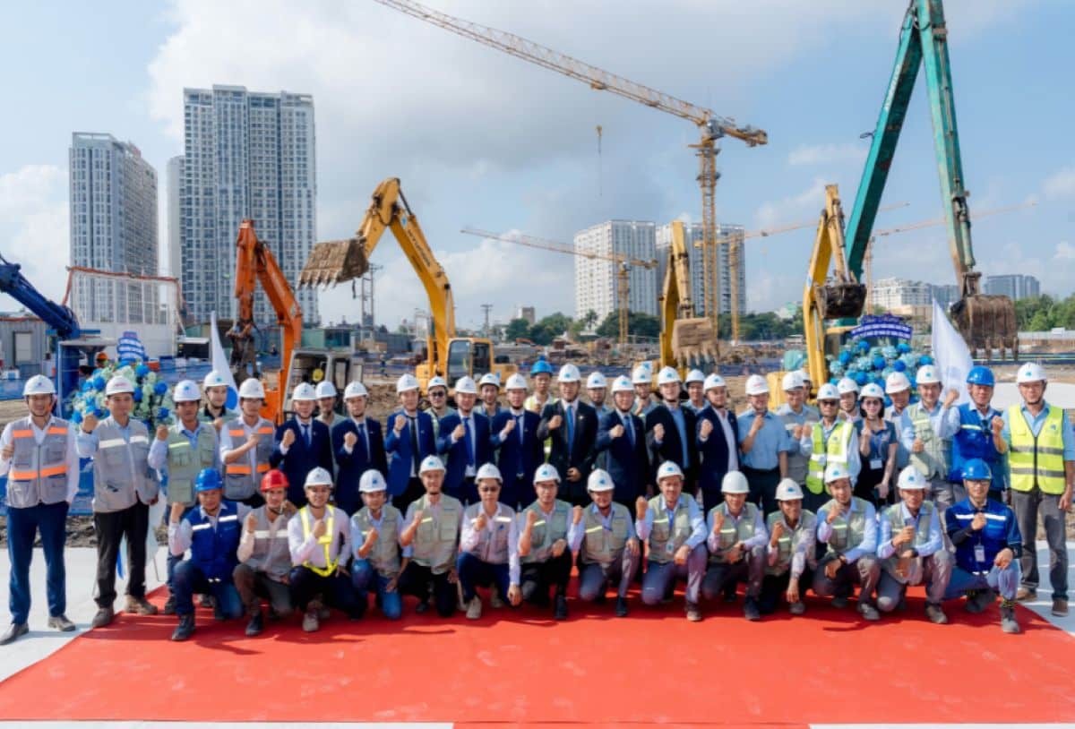 Lễ nghiệm thu hoàn thành phần móng giai đoạn 1 dự án The Privé
