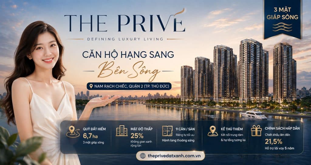The Prive - Căn hộ hạng sang bên sông Saigon